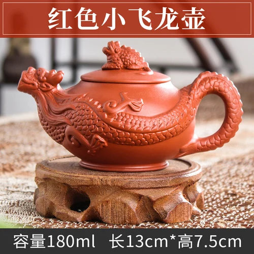 Handmade Zhu Ni XiShi Pot Filter Brewing Teapot, Ceramic Chinese Tea Set, Antique Small Teapot