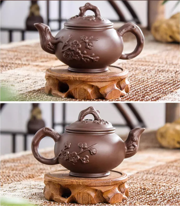 Handmade Zhu Ni XiShi Pot Filter Brewing Teapot, Ceramic Chinese Tea Set, Antique Small Teapot