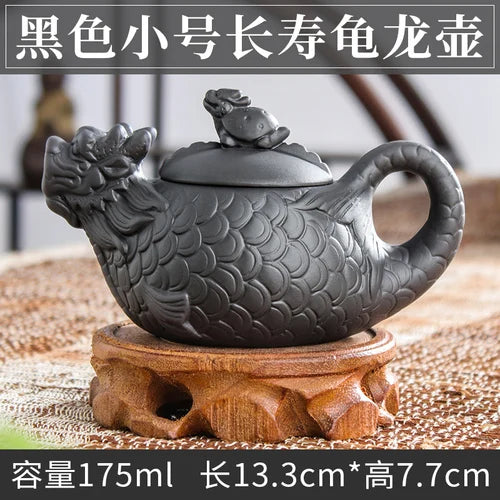 Handmade Zhu Ni XiShi Pot Filter Brewing Teapot, Ceramic Chinese Tea Set, Antique Small Teapot