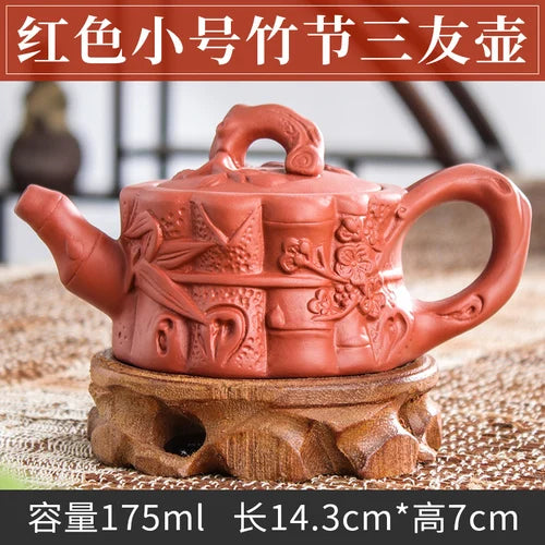 Handmade Zhu Ni XiShi Pot Filter Brewing Teapot, Ceramic Chinese Tea Set, Antique Small Teapot