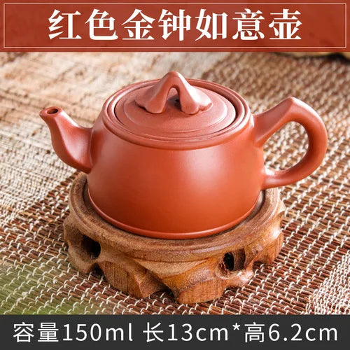 Handmade Zhu Ni XiShi Pot Filter Brewing Teapot, Ceramic Chinese Tea Set, Antique Small Teapot
