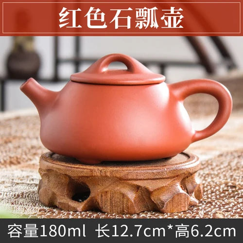 Handmade Zhu Ni XiShi Pot Filter Brewing Teapot, Ceramic Chinese Tea Set, Antique Small Teapot