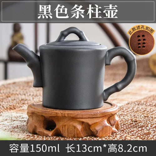 Handmade Zhu Ni XiShi Pot Filter Brewing Teapot, Ceramic Chinese Tea Set, Antique Small Teapot