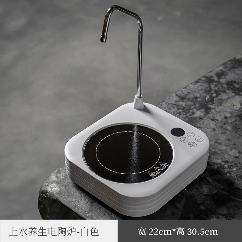 Heat-Resistant Glass Large Loop-Handled Teapot Teapot Tea Cooker Scented Tea Steam Teapot Kettle Black Tea Electric Ceramic St