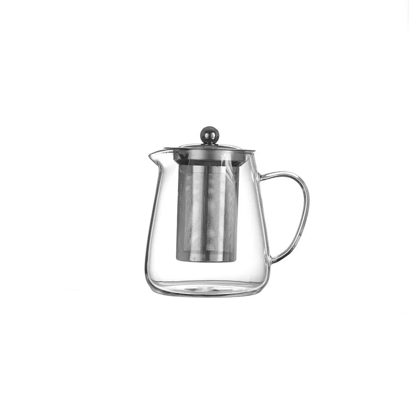 Heat Resistant Glass Teapot Chinese Kung Fu Tea Puer Tea Tea Set High Quality Convenient Coffee Glass Tea Pot