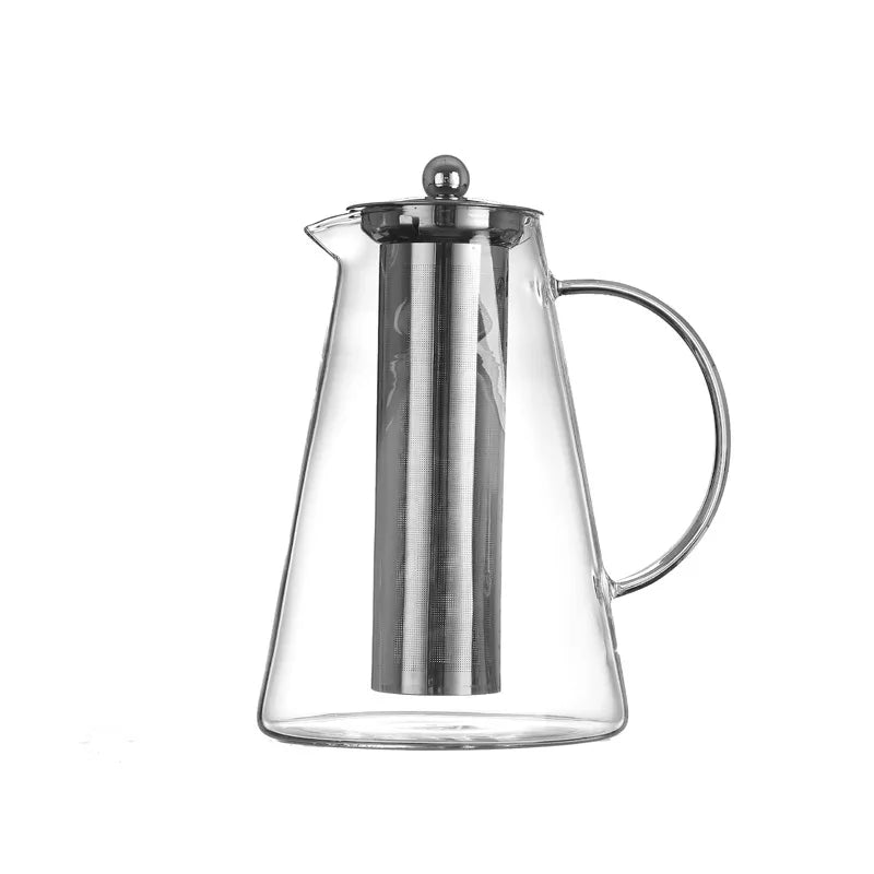 Heat Resistant Glass Teapot Chinese Kung Fu Tea Puer Tea Tea Set High Quality Convenient Coffee Glass Tea Pot