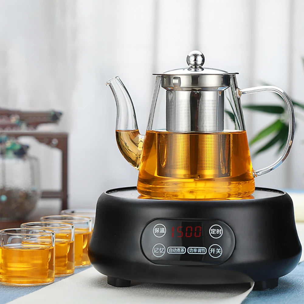 High quality Tea Infuser Pot Heat-resistant Glass Teapot Cup With Filter Flower Tea Pot Oolong Puer Kettle Glass Coffee Tea Pot