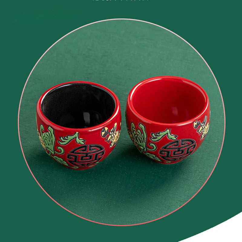 Household Ceramics Tea Pot Set Teacup Teapot Customized Tea Ceremony Supplies Boutique Handmade Tea Sets Wedding Gifts