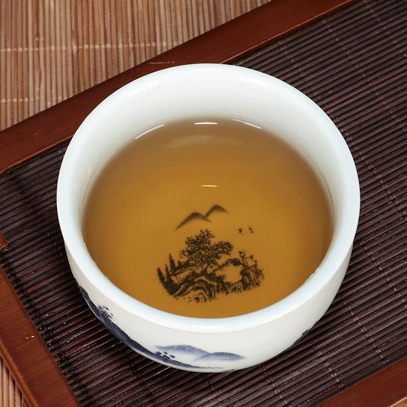 Household Kung Fu Teacups Jingdezhen Ceramic Teacup Traditional Chinese Painting Classic Style Sample Tea Cup Master Teaware