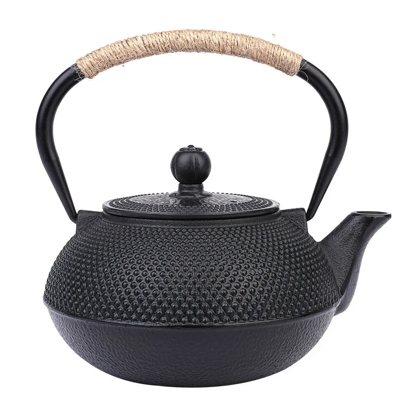 Japanese Cast Iron Tea Pot Induction Cooker Teapot with Stainless Steel Infuser tea Kettle Oolong tea Coffee Maker Pot