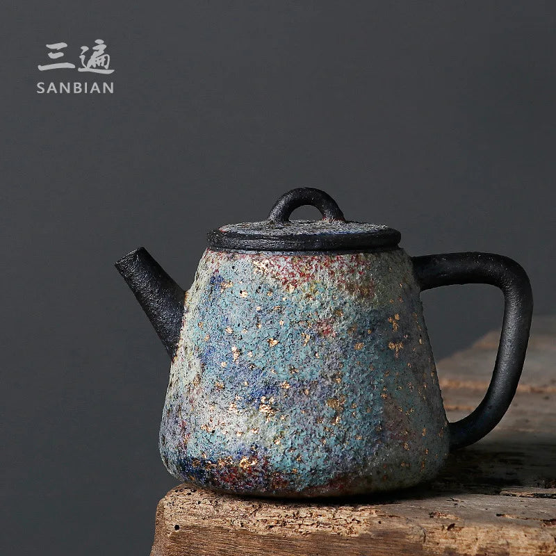 Japanese Rock Mine Pot Famous Gongfu Teapot Shipiao Teapot Tea Set