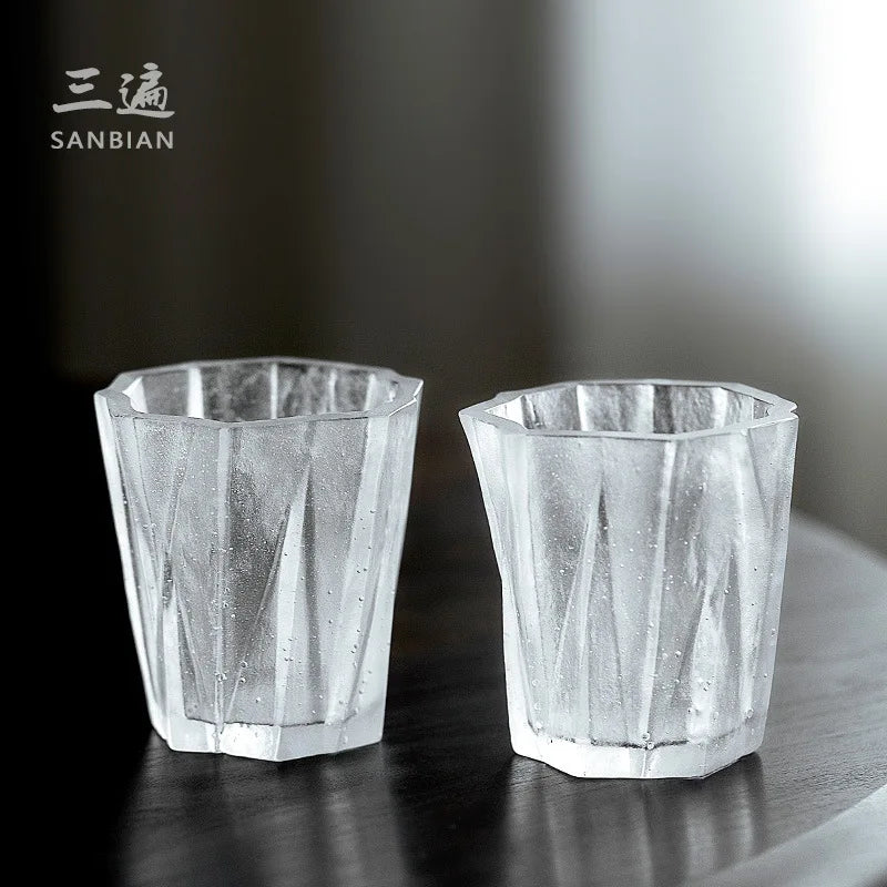 Japanese Style Glaze Tea Cup Tea Master Cup Single Cup Frozen Burning Kung Fu Tea Set Personal Tea Cup Glass Japanese Cup