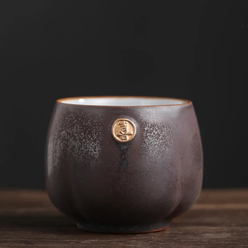 Japanese Style Kiln Baked Tea Cup Ceramic Kung Fu Tea Set Cup Master Cup Personal Cup Set Teacups  Tea Cup Strainer