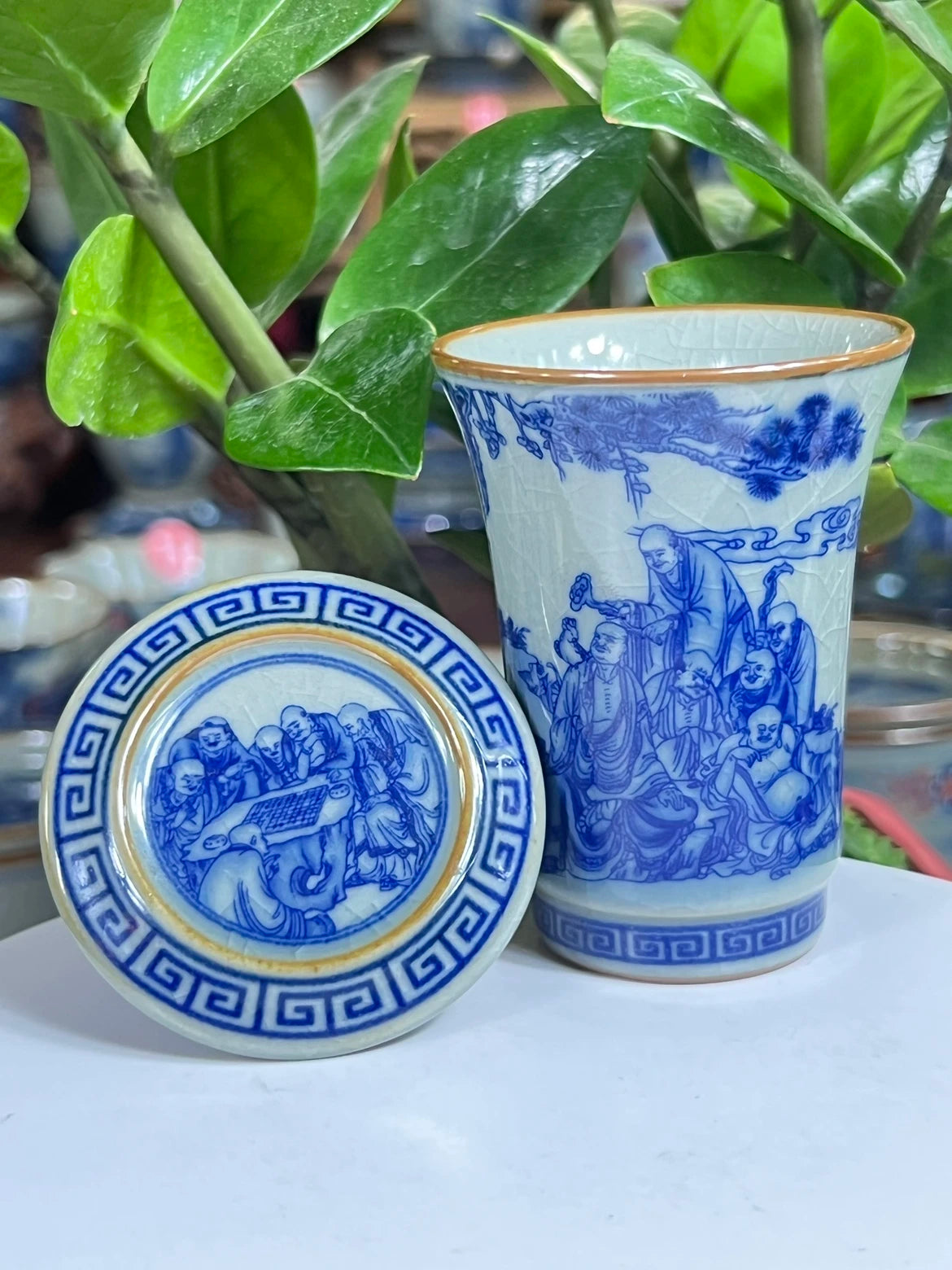 Jing De Zhen Antique Clay Smell Tea Cup Opening Pottery Tea Cup Set Teaware Bowl For Tea Ceremony Coffee Mugs River Teacup Zen