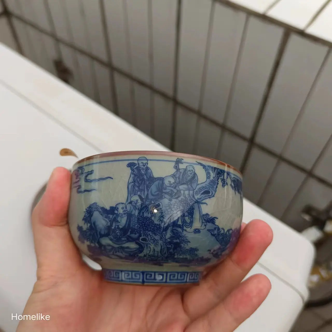 Jing De Zhen Antique ClayOpening Pottery Tea Cup Set Teaware Bowl For Tea Ceremony Coffee Mugs River Teacup Zen