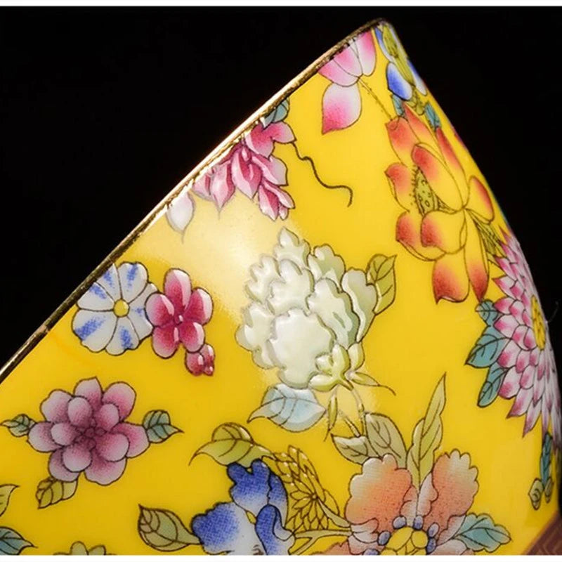 Jingdezhen Ceramic teacup Oolong tea Boutique tea bowl Handmade porcelain Tea set Accessories Master Teacup Personal Single Cup