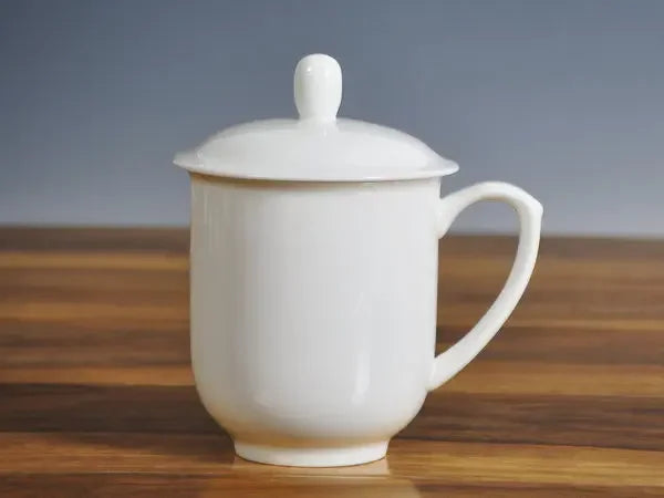 Jingdezhen Ceramics High Capacity Tea Cup Office with Cover Teacup Home Porcelain Water Cup Teaware Supplies Tea Infuser