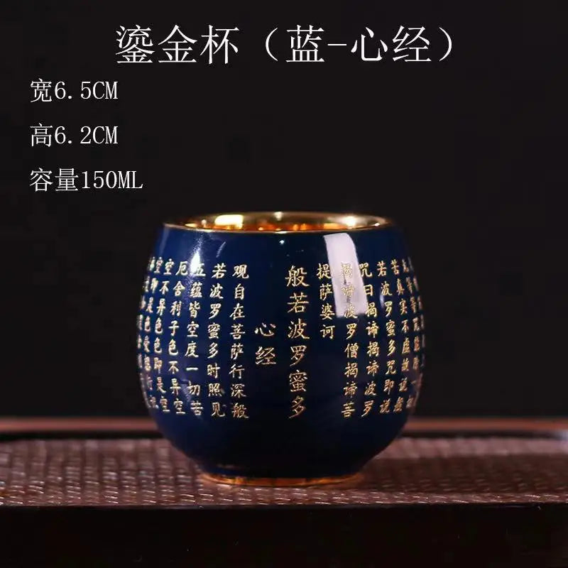 Jun Kiln Peacock Gilt Teacup Jianzhan Master Cup Ceramic Tea Cup Kung Fu Tea Set Hat Cup Colorful Teacup Chinese Tea Set Teaware