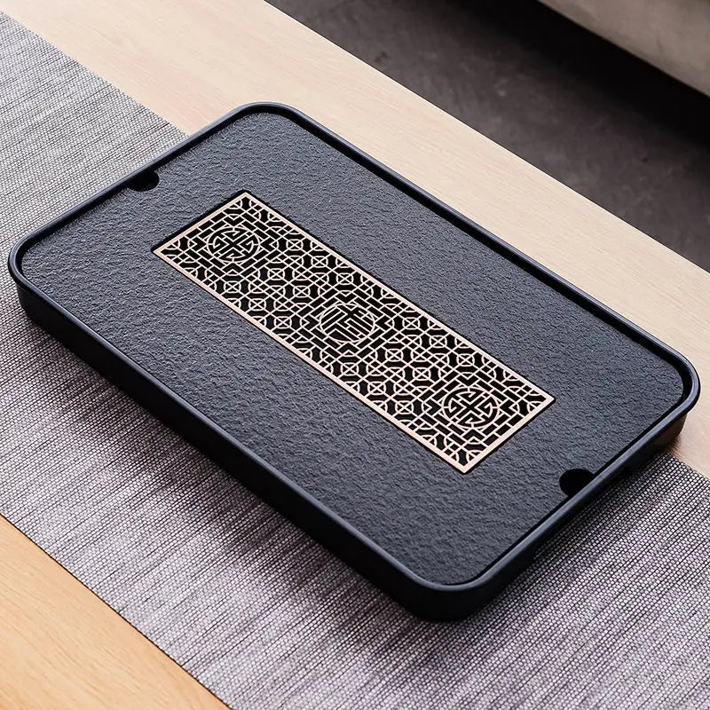 Kung Fu Tea Tray Pu'er tea Tea Board 1PC Drainage Water Storage kung-fu Tea Set Tea Table Chinese Tea Room Board Ceremony Tools