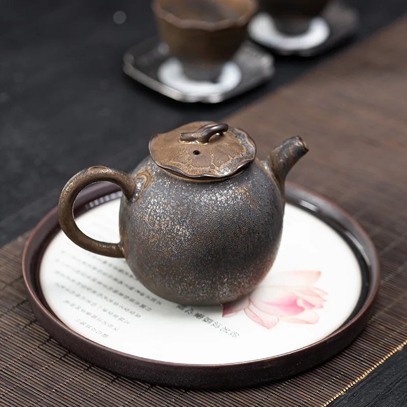Lotus Pond Moonlight Ceramic Tea Set Ceramic Gift Box Household Little Teapot Tea Set Chinese Kung Fu Tea Set Teaware