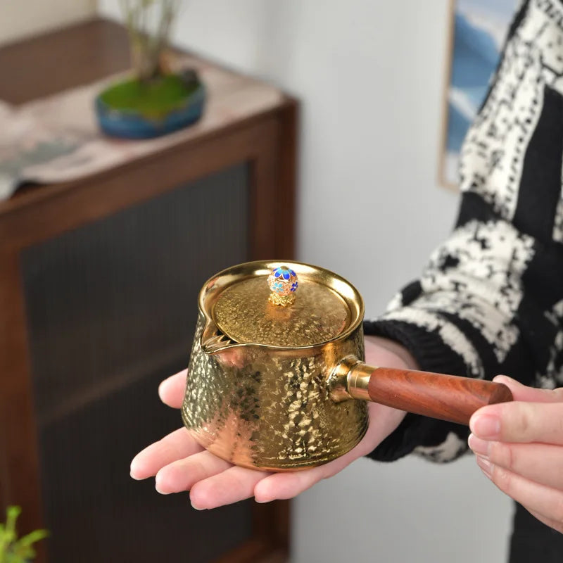 LuxuryKilnIntoGold-platedKungFuTeaSetsCeramicArchitecturalLightSetsHomeOfficeTeacupsTeapotGiftsTeaSetsKitchenCatering