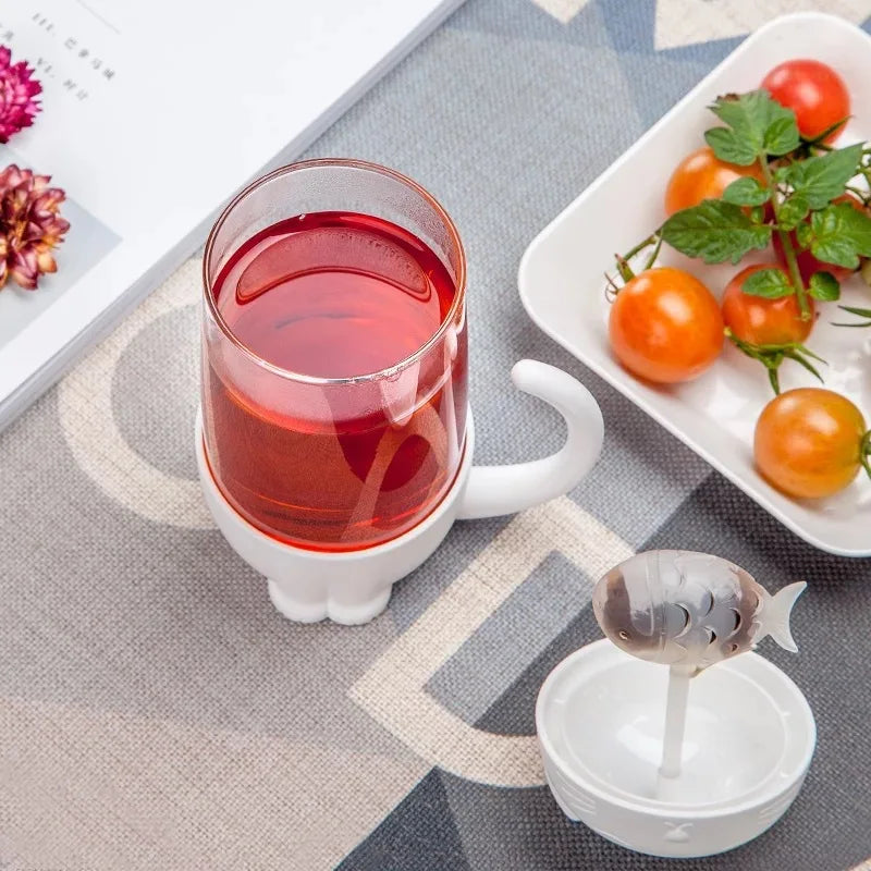 New style Mugs,Tea Strainer Cat Monkey Tea Infuser Cup Grasses mug Teapot Teabags for Tea Coffee Filter Drinkware Kitchen Tools