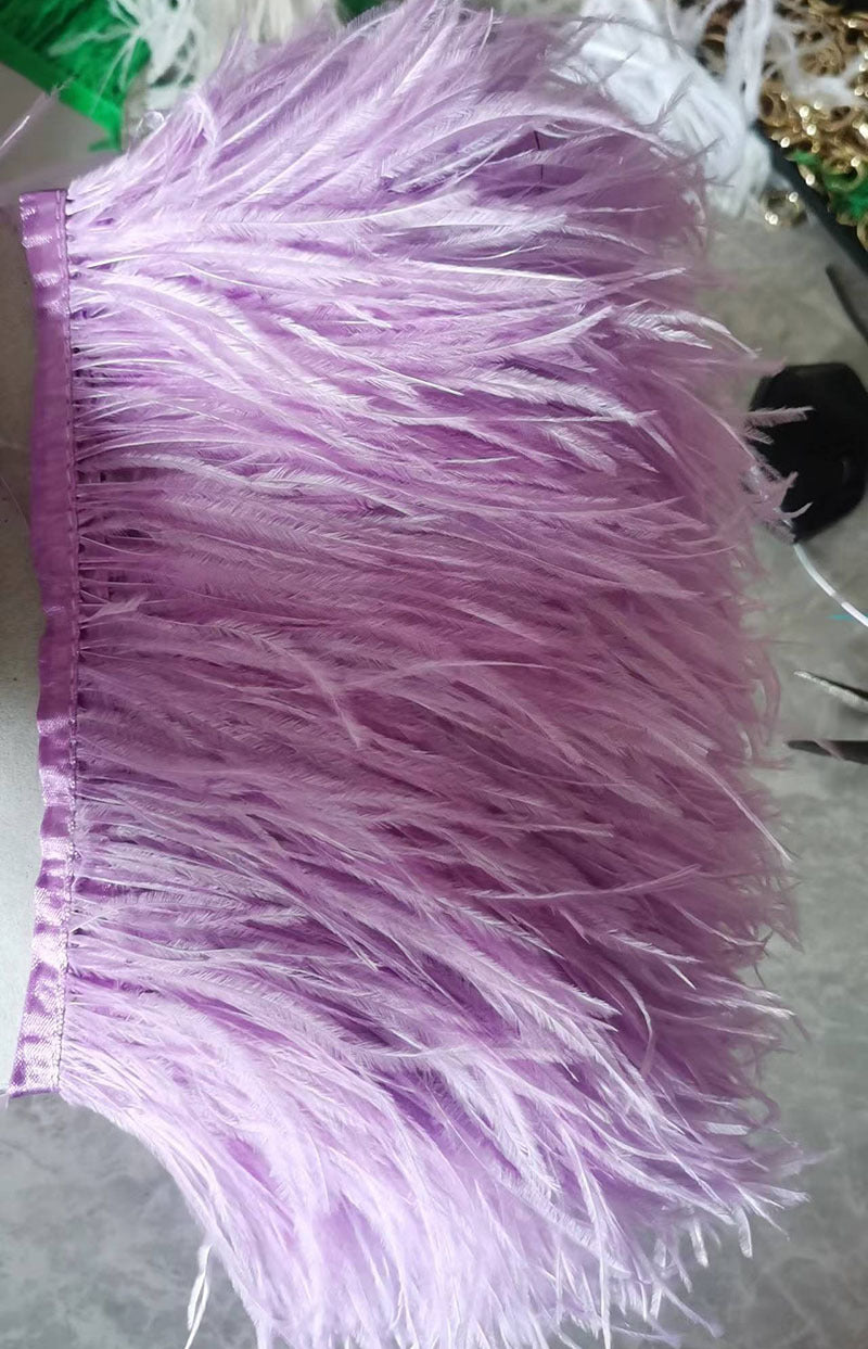 Genuine Ostrich Feather Handbag for Women, Trendy Chain Shoulder Top Handle Evening Purse, Fashionable Clutch Bag for Ladies