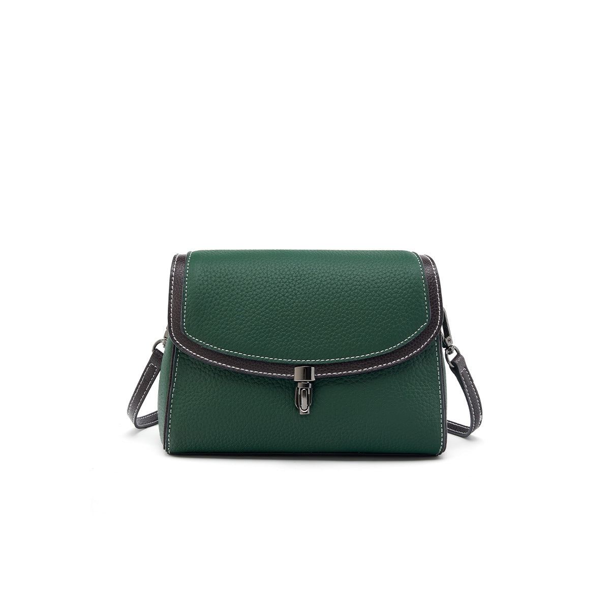Genuine Top Layer Cowhide Small Square Bag for Women, Niche New Versatile Shoulder Crossbody Top Handle Purse, Premium Handbag for Ladies