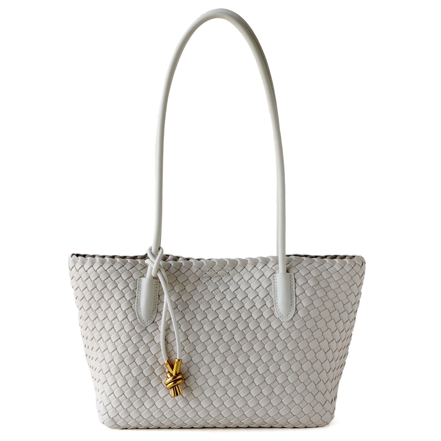 Woven Tote Bag for Women Slouchy Premium Large Capacity Shoulder Handbag, Minimalist Versatile Commuter Purse with Relaxed Elegance