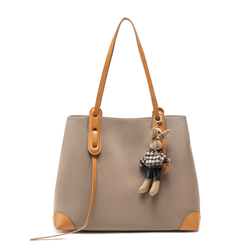 Premium Oxford Fabric Shoulder Tote Bag for Women | New Large-Capacity Commuter Handbag with High-End Textured Finish | Spacious Stylish Purse for Work, Errands & Travel | Versatile Everyday Carryall with Effortless Sophistication