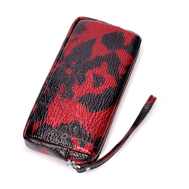 New Arrival Croc-Effect Genuine Leather Phone Wallet for Women, A Soft Cowhide Mini Coin Purse with Versatile Crossbody Design, Perfect Everyday Small Bag