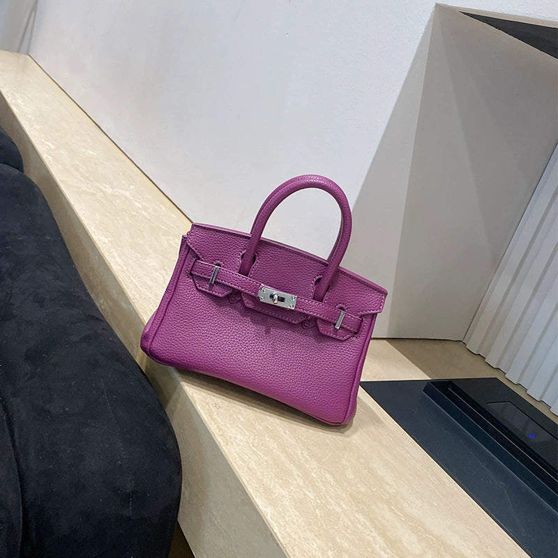 New Arrival Pebbled Genuine Leather Birkin-Inspired Tote Bag for Women, Gold-Tone Hardware with Spacious Large Capacity, Versatile Top-Handle Shoulder Handbag for Everyday Chic