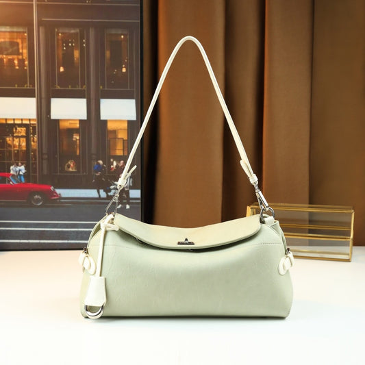 Solid Color Pillow Bag for Women Shoulder Crossbody Handbag, Elegant Versatile Purse with Soft Comfortable Design