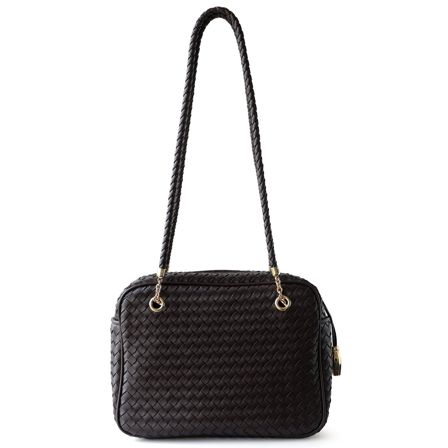 Handwoven Cowhide Underarm Bag for Women Commuter Shoulder Crossbody Handbag, Premium Versatile Purse with Artisan Woven Texture