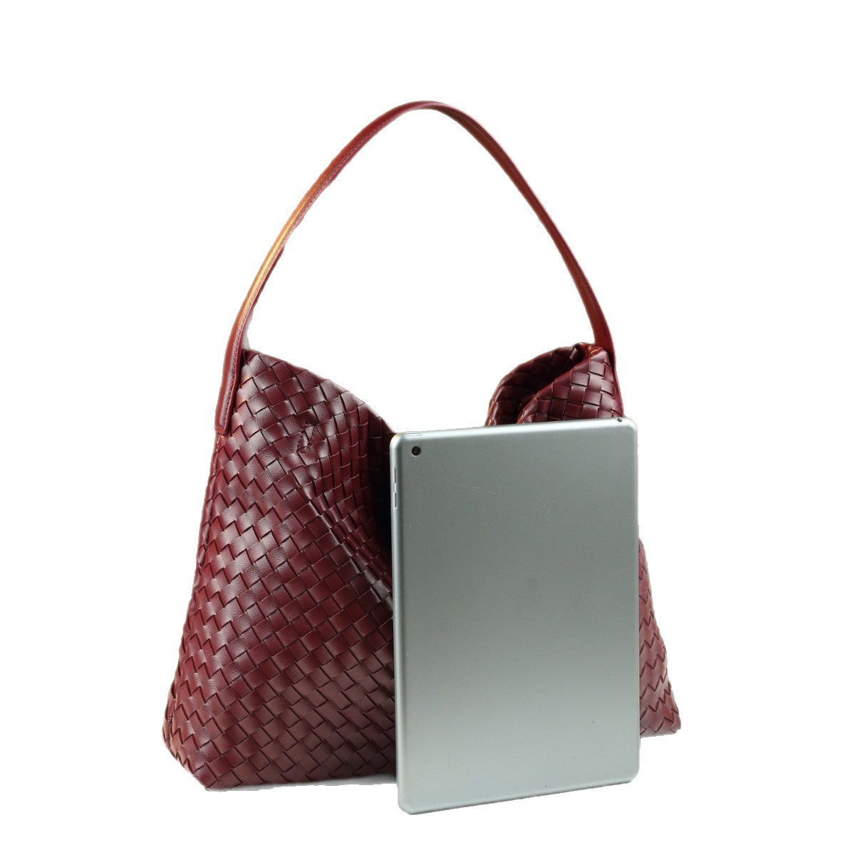 Woven Large Capacity Tote Bag for Women Fashion Shoulder Handbag, Versatile Casual Purse with Artisan Textured Design