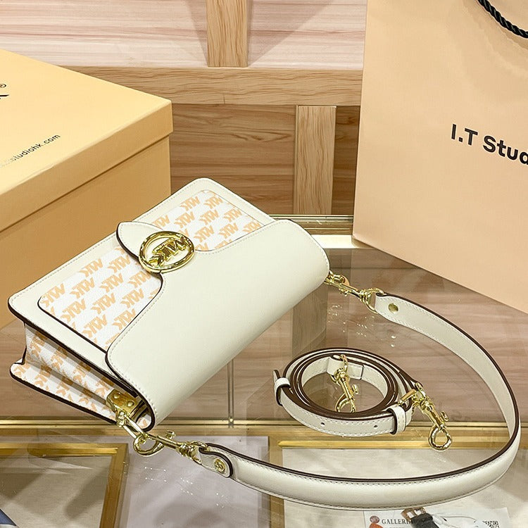 Genuine Leather Small Square Bag for Women, New Fall Winter Fashionable Top Handle Shoulder Underarm Crossbody Purse, Versatile Everyday Handbag for Ladies