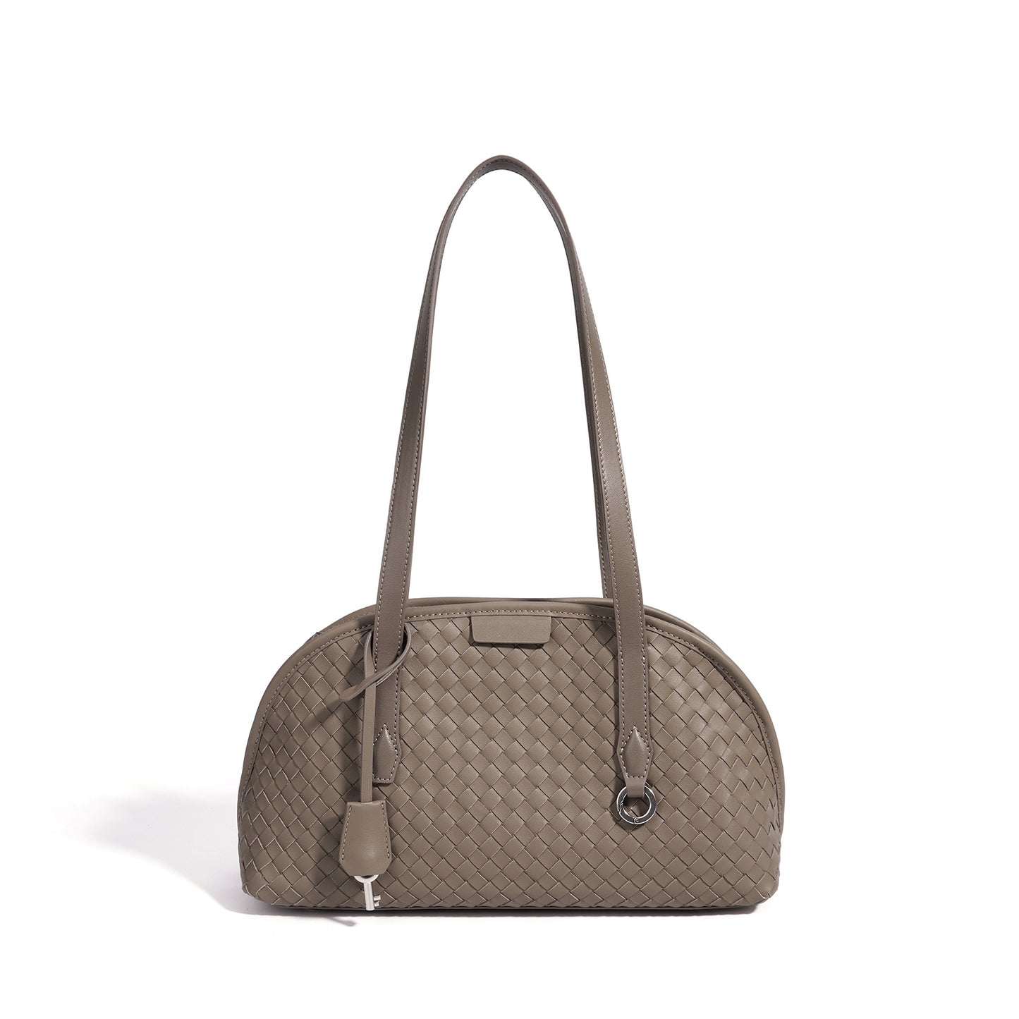 New Classic Handwoven Boston Bag, Large Capacity Commute Shoulder Underarm Top Handle Purse, Niche Designer Bag for Women