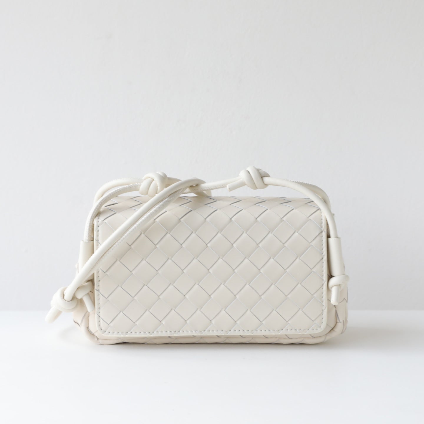 Sheepskin Handwoven Flap Mini Square Bag for Women Shoulder Crossbody Handbag, Premium Compartment Purse with Niche Artisan Design