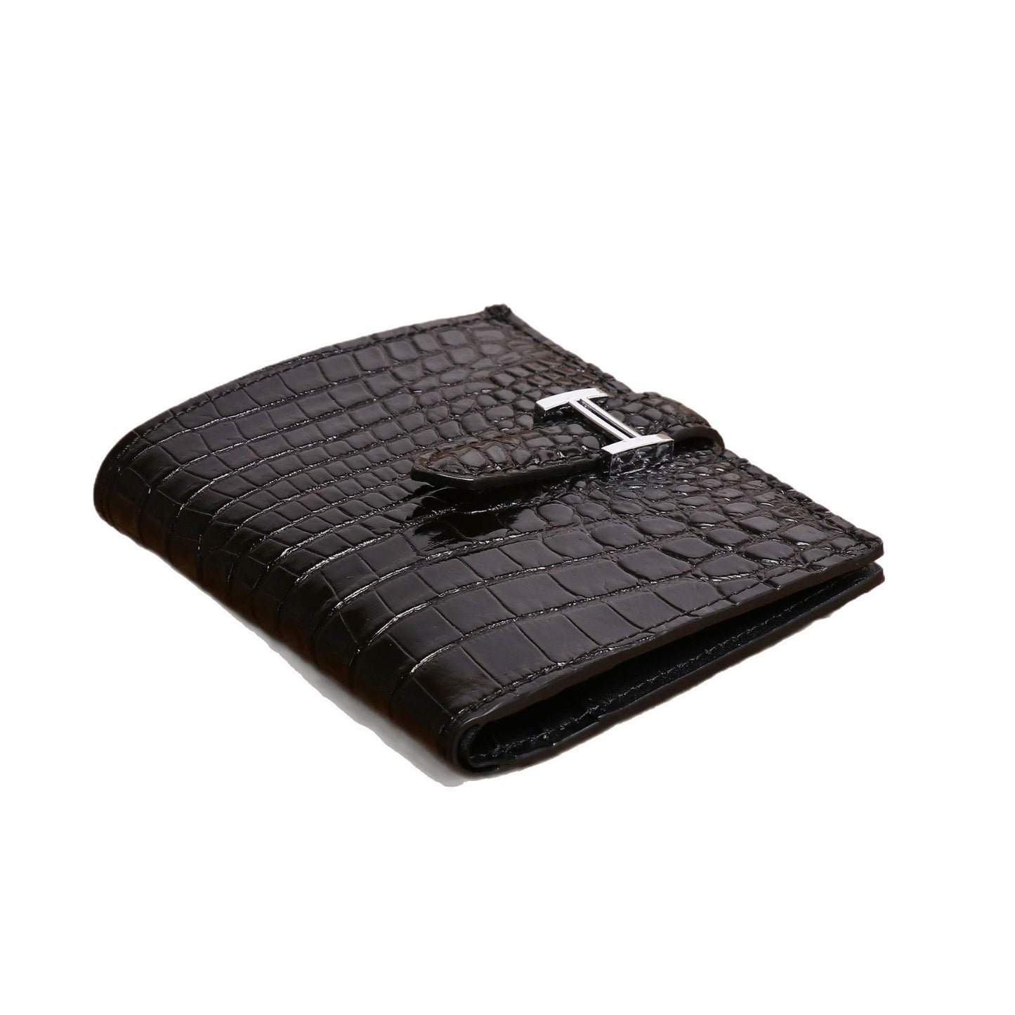 New Arrival Croc-Effect Suit Clutch Wallet for Men & Women, A Multi-Functional Card Holder with Multiple Slots, Perfect Business Accessory