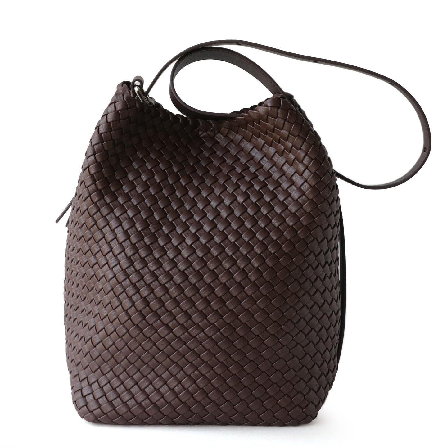 Handwoven Relaxed Tote Bag for Women Niche Minimalist Commuter Shoulder Handbag, Large Capacity Purse with Artisan Texture