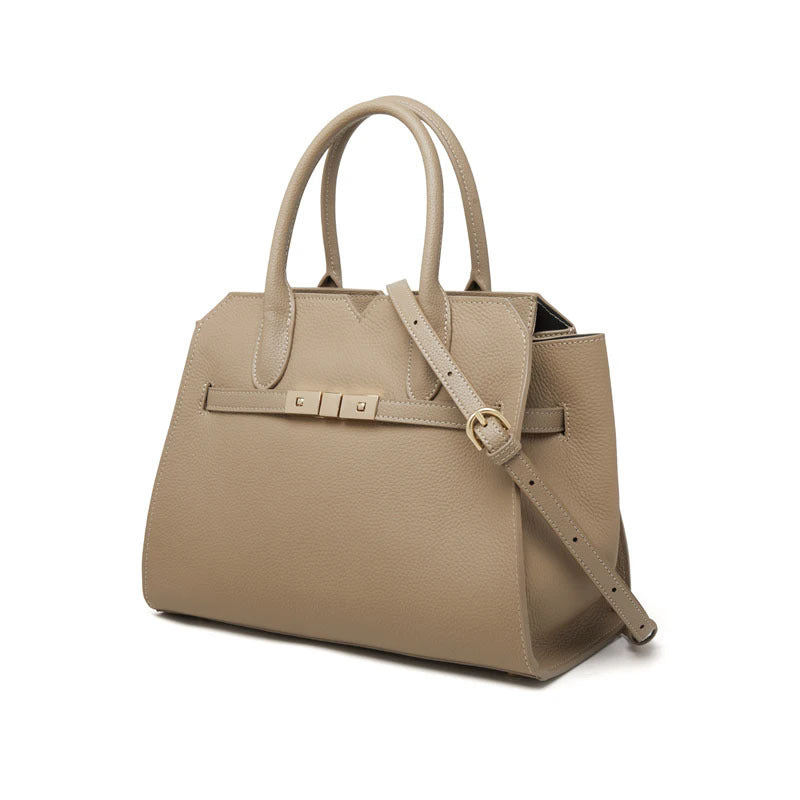 Elegant Top-Layer Cowhide Birkin-Inspired Tote Bag for Women, Premium Genuine Leather Shoulder Crossbody Handbag with Sophisticated Feel, Versatile Everyday Purse