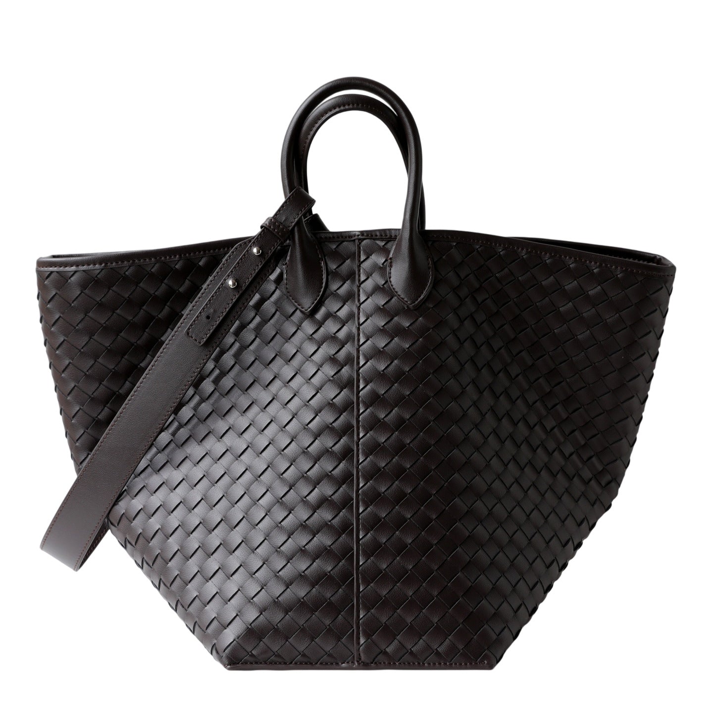 Handwoven Cowhide Hanging Basket Tote Bag for Women Large Capacity Relaxed Shoulder Handbag, Transformable Wing Purse with Artisan Craftsmanship