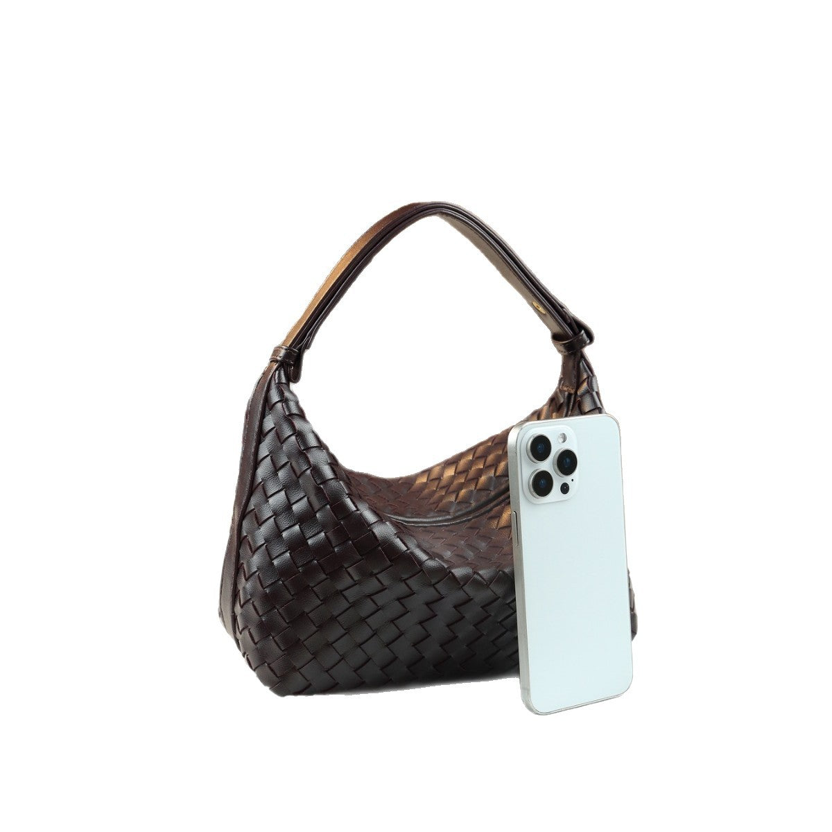 Woven Mini Square Bag for Women Solid Color Fall Winter Shoulder Crossbody Handbag, Minimalist Textured Purse with Stylish Everyday Appeal