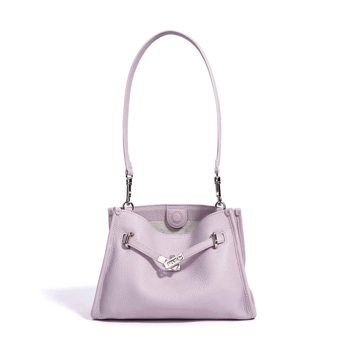 Genuine Pebbled Leather Bucket Bag for Women, New Fashionable Versatile Shoulder Crossbody Top Handle Purse, Niche Designer Premium Handbag for Ladies
