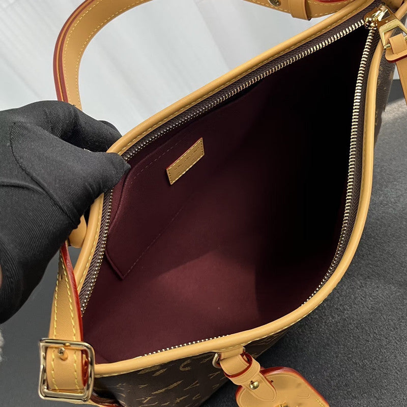 Genuine Leather Tricolor Tote Bag for Women Horizontal White Shoulder Crossbody Purse, Large Capacity Fashion Handbag with Versatile Design