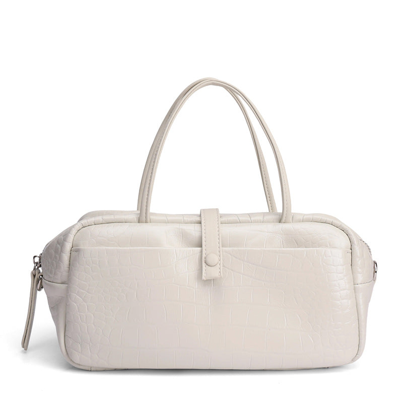 New Arrival Croc-Effect Toast Bag for Women, A Vintage Elegant Shoulder Handbag with Premium Sophisticated Design, Perfect Everyday Purse