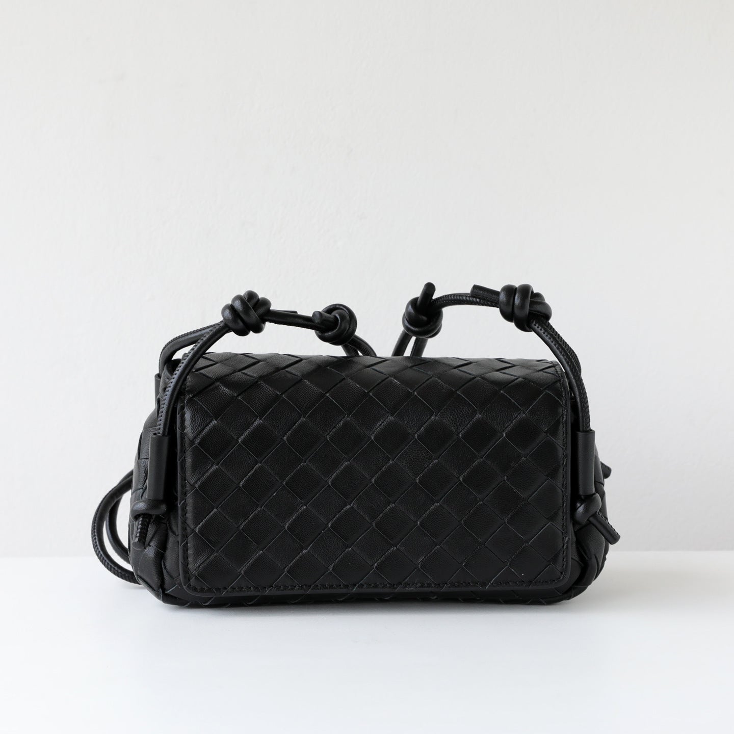 Sheepskin Handwoven Flap Mini Square Bag for Women Shoulder Crossbody Handbag, Premium Compartment Purse with Niche Artisan Design