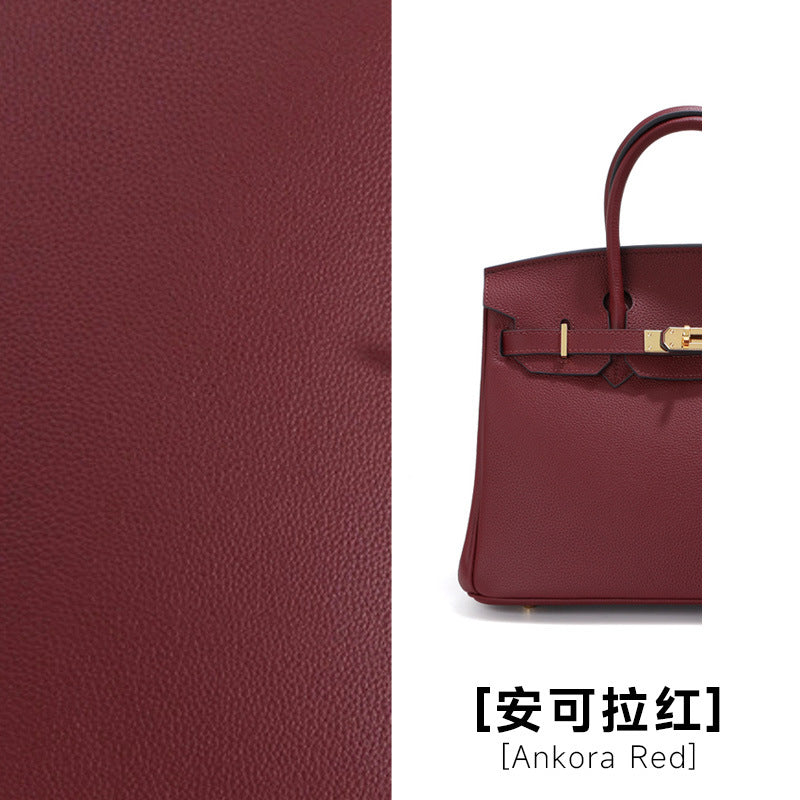 Chic Top-Layer Cowhide Birkin & Kelly-Inspired Tote Bag for Women, Premium Genuine Leather Large Capacity Top-Handle Crossbody Shoulder Handbag with Sophisticated Design, Ideal Commuter Purse