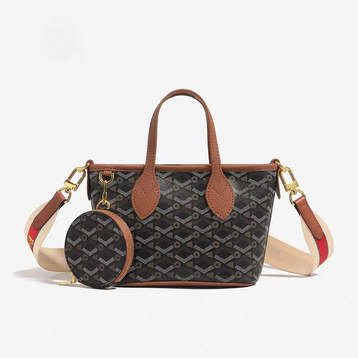 Genuine Leather Urban Minimalist Bucket Bag for Women, New Trendy Commute Top Handle Crossbody Purse, Premium Textured Handbag for Ladies