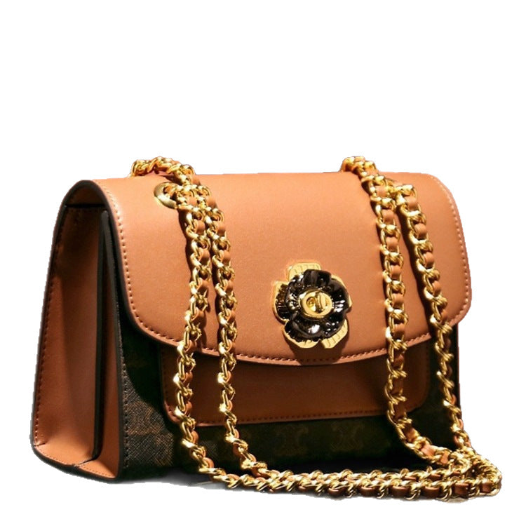 Genuine Leather Underarm Crossbody Bag for Women, New Versatile Small Shoulder Chain Purse, Trendy Everyday Handbag for Ladies